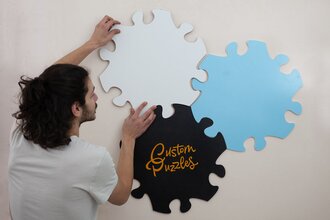 Wandpuzzle - magnetische Rückwand