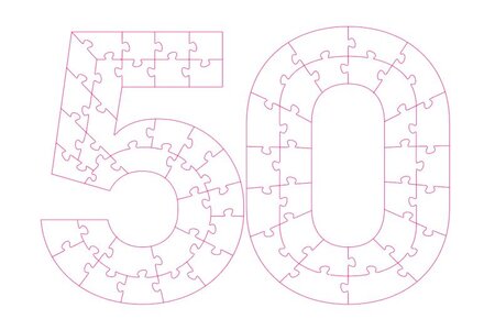 Puzzle mit individueller Aussenform