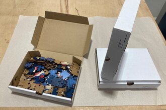 Kleinpuzzle im Versandkarton